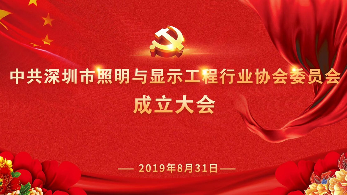 冠辰科技參加深圳市照明與顯示工程行業(yè)協(xié)會--理事單位）董事長-任光成先生，總經(jīng)理-楊艷女士 參加深圳市照明與顯示工程行業(yè)協(xié)會黨委成立大會.jpg
